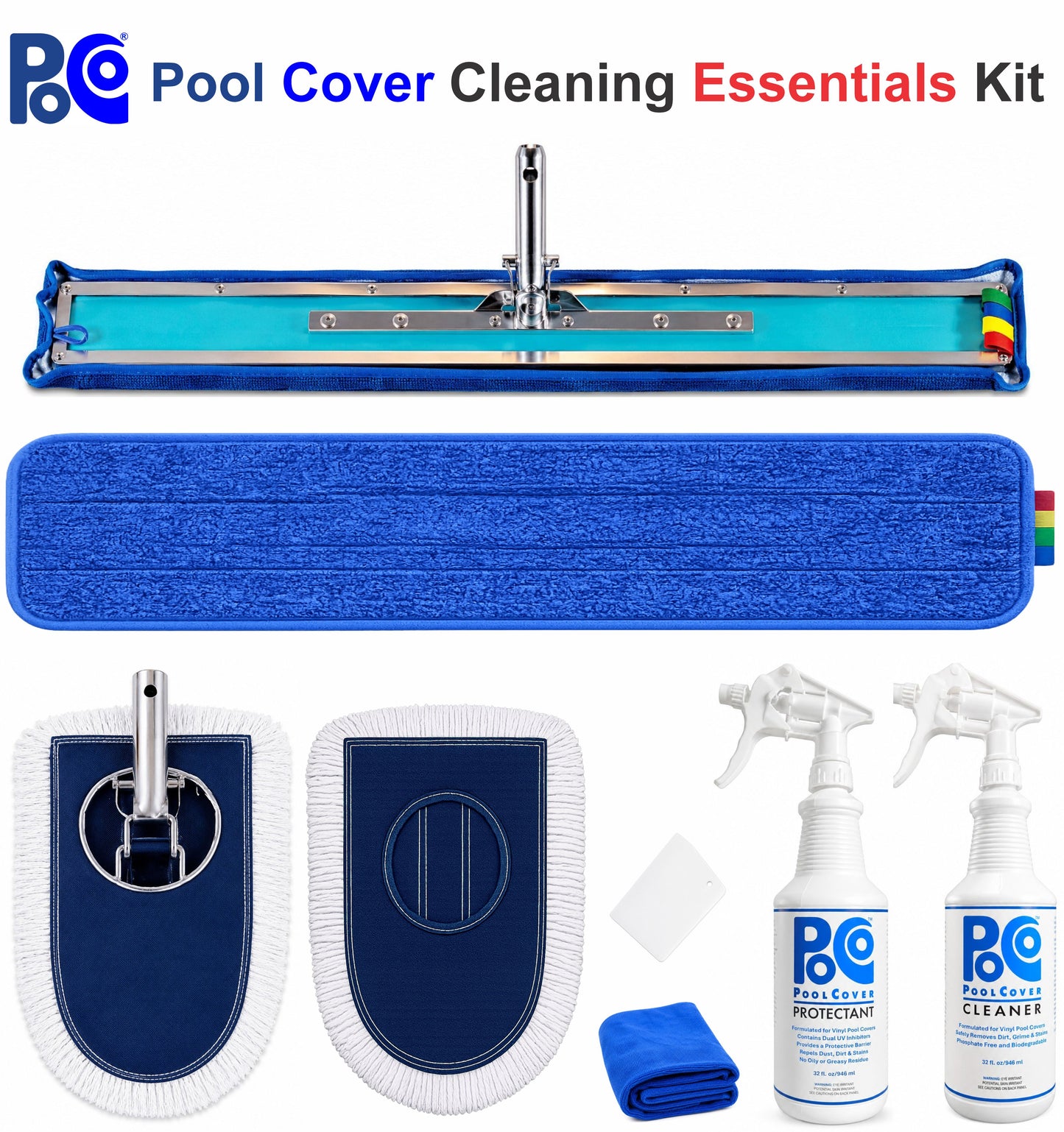 PoCo Pool Cover Cleaning Essentials Kit